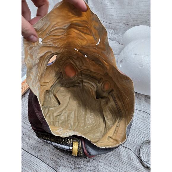 Mask Illusions Alien Commander Latex Mask 2000 Halloween Made In Mexico RARE Wow - Picture 9 of 10